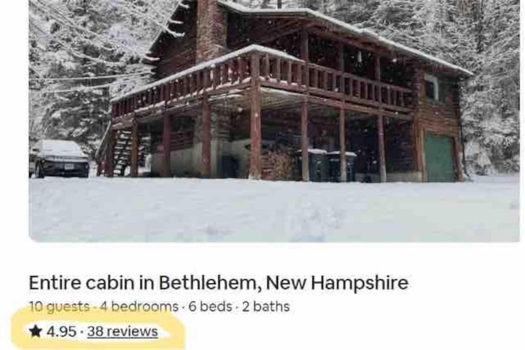 Family-Focused & Pet-Friendly Log Cabin With 4Br 2Ba Sleeps 10 Bethlehem Exteriör bild