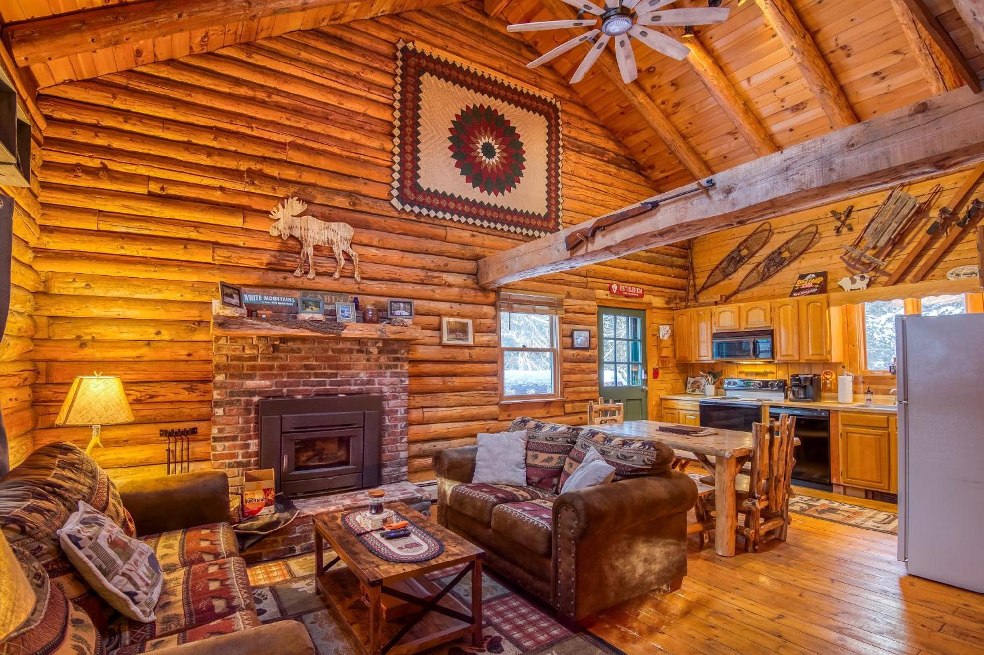 Family-Focused & Pet-Friendly Log Cabin With 4Br 2Ba Sleeps 10 Bethlehem Exteriör bild